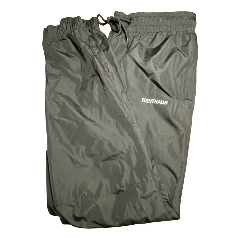 Fighthaus Sauna Pants Black Silver Lined Training Joggers Mens Large Heat Trap